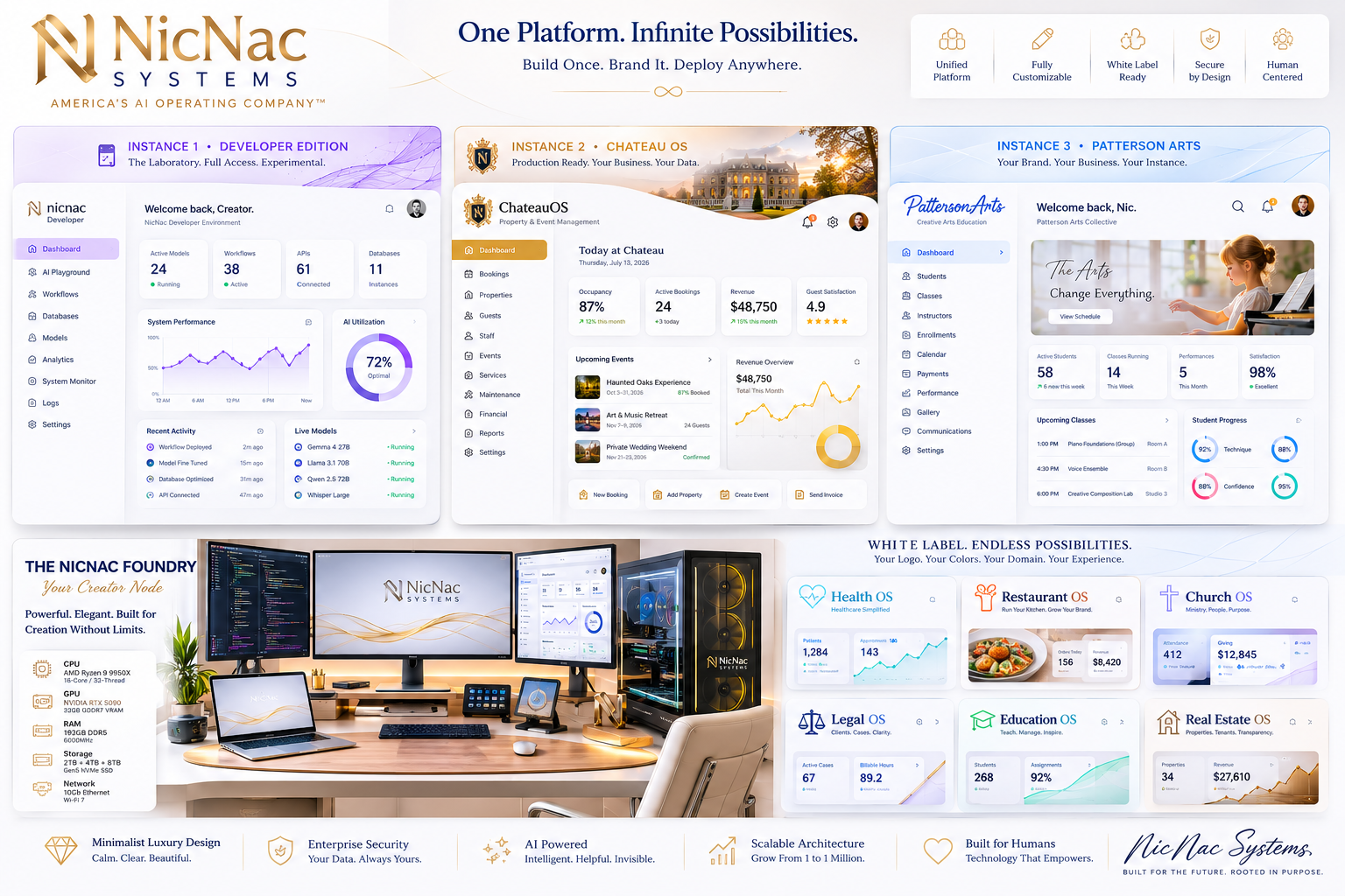 NicNac Systems platform universe